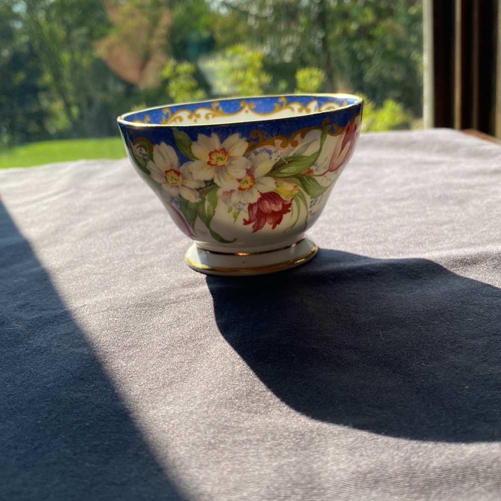 Narcissus Bell Sugar Cup Bone China